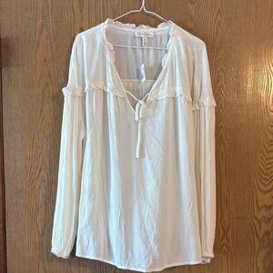 Jessica Simpson Maternity Women's Cream Blouse Size XL